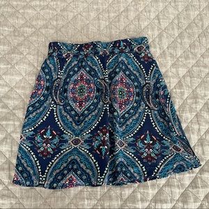 Printed Skirt Size Small